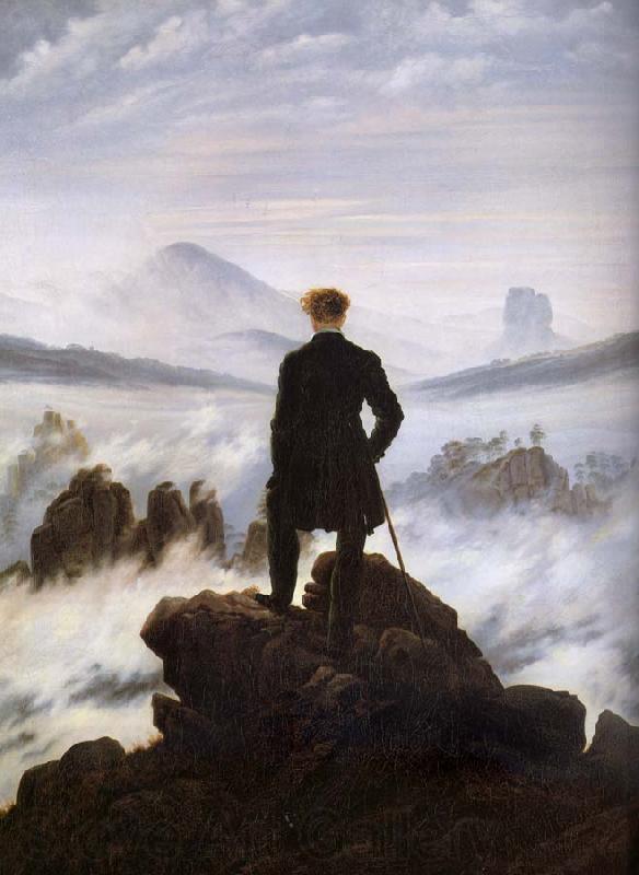 Caspar David Friedrich The walker above the mists